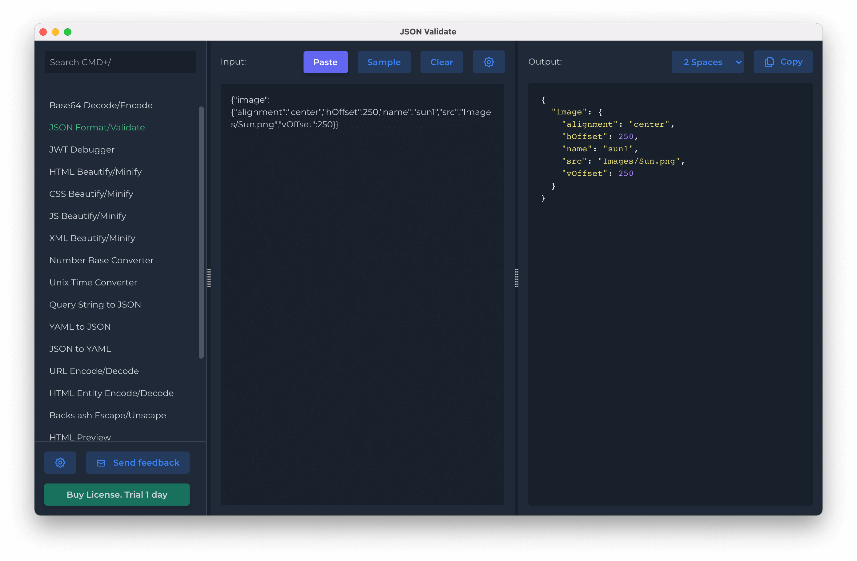 JSON Validate